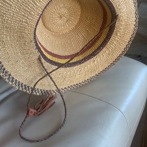 Hand woven hat